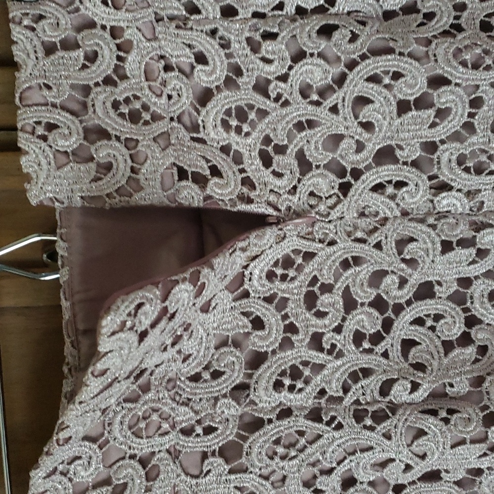 Boston Proper lace mini skirt, size 10 - Picture 4 of 4